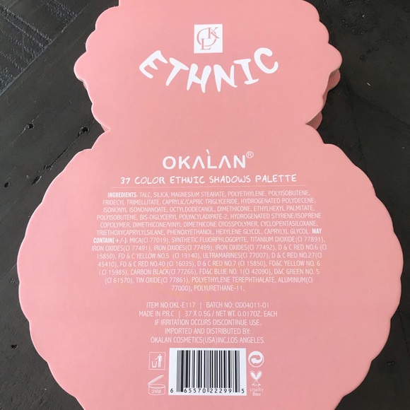 Okalan Ethnic 37 Colors Eyeshadow Palette - Picture 2 of 2